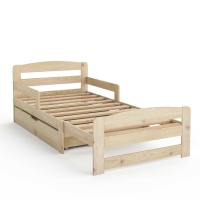 Кровать Раздвижная 1-спальная Toudou 90 x 200 см бежевый LA REDOUTE INTERIEURS  фото, kupilegko.ru